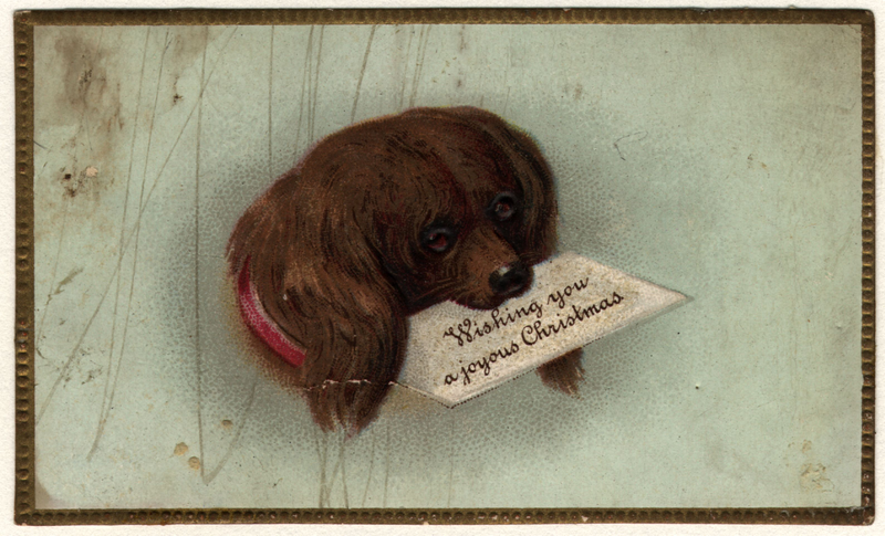 Illustration for article titled Nineteenth Century Christmas Cards Are Pure, Treacly WTF